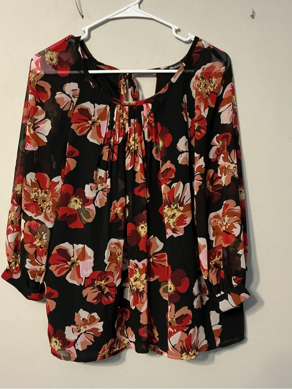 Madewell Blouse with Floral Print